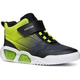 Geox - J Illuminus Boy B - Sneakers - Black Lime - Ademend Vermogen