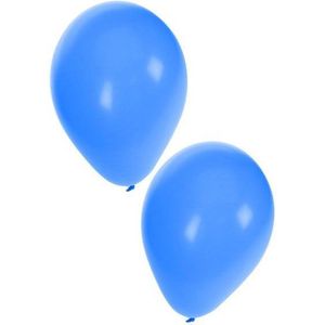Ballon 50 x blauw nr 10