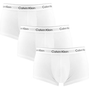 Calvin Klein heren icon 3P boxer trunks basic wit