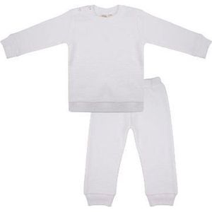 Little Indians Pyjama Cloud Dancer Junior Katoen Wit Mt 2-3 Jaar