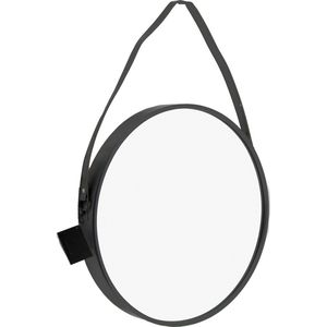 Vtw Living - Spiegel Zwarte Rand - Spiegels - Hal - Rond - Zwart - 60 cm