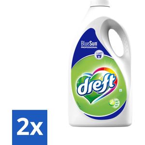 2 x Dreft - Vloeibaar Wasmiddel - Professional - Voor dagelijks gebruik - 83 Wasbeurten - Wasmiddel - Vloeibaar Wasmiddel - Vlekkenverwijderaar - Professioneel Wasmiddel - Wasmiddel Voor Gekleurde Was