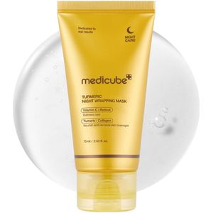 Medicube Kojic Acid Turmeric Night Wrapping Mask - Vitamin C/ Retinol - 75 ml