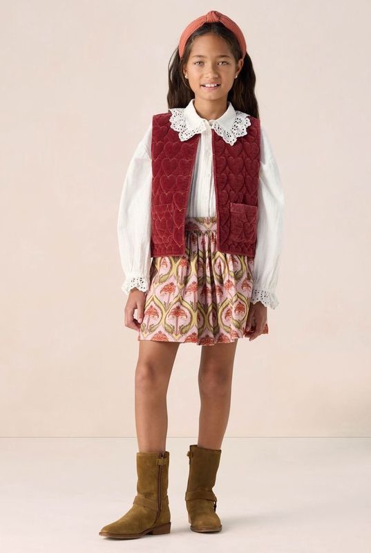 Sissy-Boy - Rok - Roze - Palmboom Print - Katoen