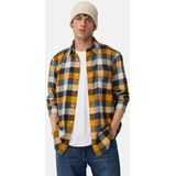 camel active - fleXXXactive® - Overhemd - Geel - Lange Mouwen - Licht Flanel