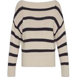 Moss Copenhagen - Gladis Jillena - Gebreide Trui - Donkerblauw - Oversized Look