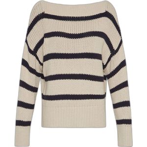 Moss Copenhagen - Gladis Jillena - Gebreide Trui - Donkerblauw - Oversized Look