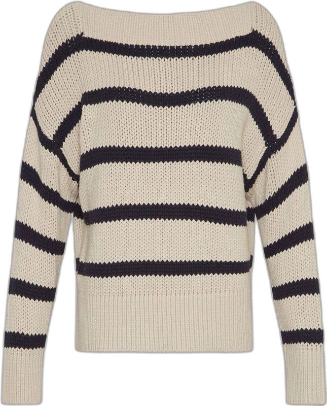 Moss Copenhagen - Gladis Jillena - Gebreide Trui - Donkerblauw - Oversized Look