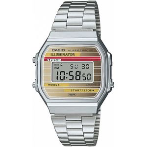 Casio Casio Collection A168WEHA-9AEF Horloge - Staal - Zilverkleurig - Ø 35 mm