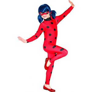 Rubie's Verkleedpak Miraculous Ladybug Meisjes Rood Maat S