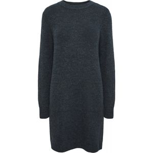 PIECES PCELLEN LS O-NECK KNIT DRESS NOOS BC Dames Jurk - Maat S
