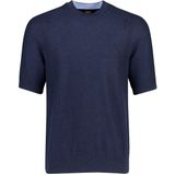 Hugo, Heren, Tops, Blauw, Maat: L Katoen,