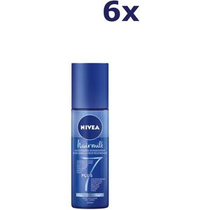 6x Nivea Hairmilk Verzorgende Wonderspray voor Normaal Haar 200ML