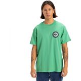 Quiksilver Circle Back T-shirt Met Korte Mouwen Groen S Man