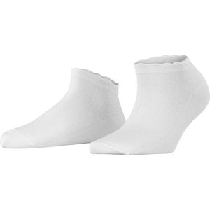 Burlington Montrose dames sneakersokken - wit (white) - Maat: 36-41