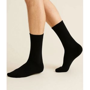 Apollo - Merino Wollen Diabetes Sokken - Zwart - 3-paar - Niet Knellende Boord