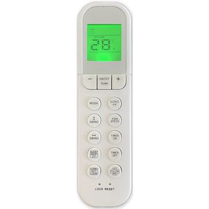 Geschikt voor Afstandsbediening RG36F4/BGEFS- RG36F2/BGEF Midea Ariston ConocoPhillips, Conforsta Andere merken Airconditioning/lucht-, Warmtepompomvormer RG36
