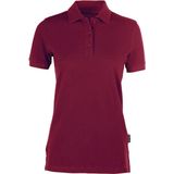 Women's Heavy Polo met korte mouwen Bordeaux - 3XL