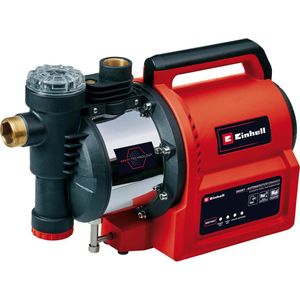 Einhell Elektrische Automatische Tuinpomp GE-AW 1144 SMART - 1100 W - 4.8 bar - 4.400 l/u - Max. opvoerhoogte: 48 m - Max. Zuighoogte: 8 m - Automatische functie - LED-Display - SMART-functie: App-bediening