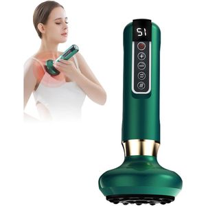 Anti Cellulite Massage Apparaat – Elektrische Cupping Set Massage – Cellulite Cups – Lymfedrainage Met Instelbare Snelheid – Huidverjongingsapparaat met LED-Scherm - Cavitatie Behandeling - Groen