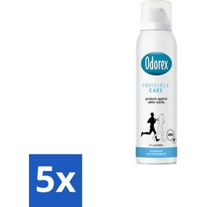 5 x Odorex Deodorant Spray Invisible Care 150 ml - Frisse Geur - Huidvriendelijk - Deodorant Spray