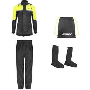 Cgm Full E31 Regenpak Zwart 2XL Man,Vrouw
