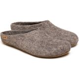 Gottstein - Pantoffel - Grijs - 100% Merinowol - Antislip en Waterdicht