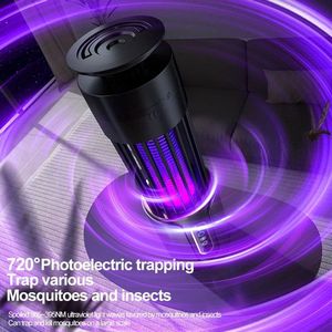 Sattire Muggenlamp Elektrisch met USB Timing - Muggenlamp voor Binnen - Muggenlamp BuitenEffectieve Muggenvanger – Geschikt voor Camping en Outdoor