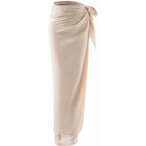 Emilie collection - pareo - beige - ecru - lang - viscose mix