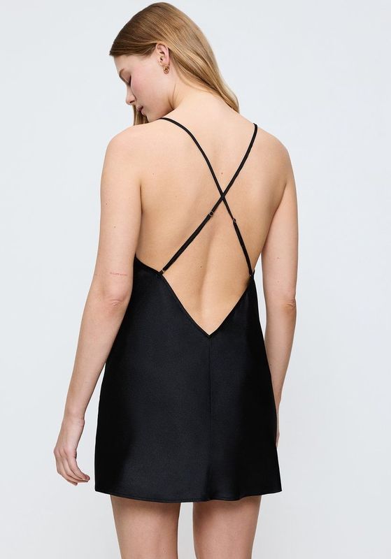 TRIUMPH - A WEEKEND TO REMEMBER - Babydoll - Zwart - 100% Polyester