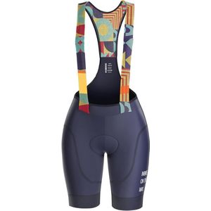 Gewatteerde fietsbroek voor dames met gelprint – Fietsshort voor racefiets en MTB