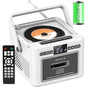 Boombox CD-speler en cassettespeler - Draagbare audio met hoge kwaliteit