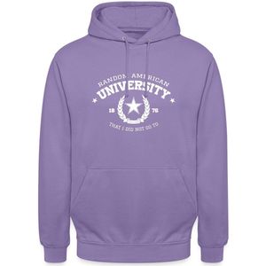 Random American University | Grappig Varsity Hoodie Unisex