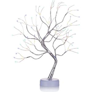 LED Twijgboom - Meerkleurig Licht - 49 cm hoog - Takjesboom - Sfeerverlichting - Paastak - Kersttak - Seizoen - Decoratie - Kerst - Pasen - Verjaardag