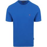 Napapijri - Salis T-shirt Kobaltblauw - Heren - Maat L - Regular-fit