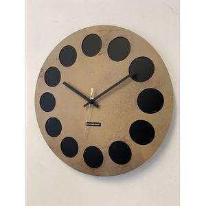 MOSACLOCK CAFE LABEL Wandklok Modern Industrieel Design