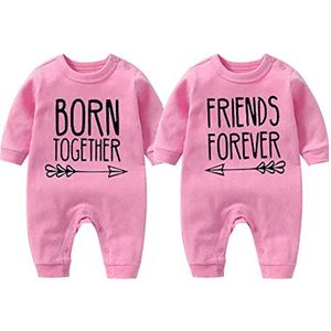 Grappige Baby Rompertjes voor Tweelingen - Leuke Baby Kleding voor Jongen en Meisje