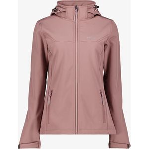 Kjelvik dames softshell jas roze - Maat XXXXL - Winddicht en waterafstotend - Ademend materiaal