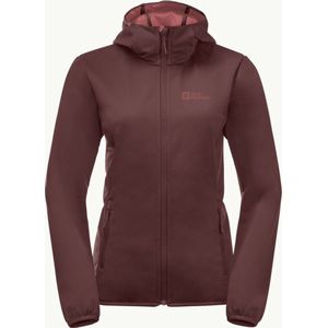 Jack Wolfskin Windhain Hoody W - Dark maroon - Outdoor Kleding - Jassen - Winddichte jassen