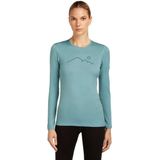 Icebreaker - Merino 200 Oasis - Lange Mouwen Basislaag - Blauw