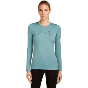 Icebreaker - Merino 200 Oasis - Lange Mouwen Basislaag - Blauw