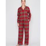 OTTO - After Dark - Pyjamabroek - Knalliges Rot - Steekzakken - Elastische Band