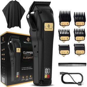 Wellshave Tondeuse Mannen Elegant - Trimmer voor Hoofd & Baard - Tondeuse Hoofdhaar - Haartrimmer Mannen - Trimmer