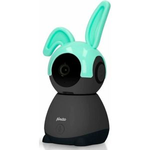 Alecto SMARTBABY10BK - WiFi Babyfoon met op afstand beweegbare HD Camera - App met Push melding bij beweging en geluid - Zwart