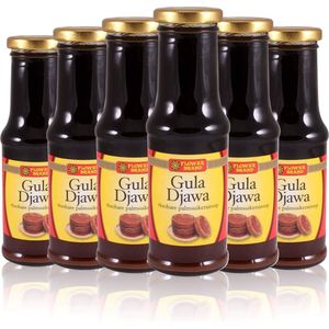 Flowerbrand® | 6 x 220 ml Gula Djawa | Vloeibare palmsuikersiroop | zoet