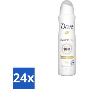 Dove Deodorant Spray - Invisible Care - 150 ml - Voordeelverpakking - 24 stuks