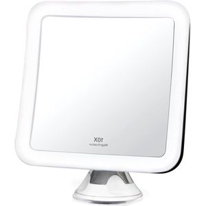 Verlichte Make-up Spiegel met 10X Vergroting en Daglicht LED - Compact Draadloos met Zuignap en 360 Rotatie van 163mm Breed Spiegel