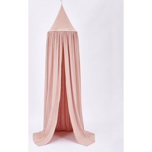 IL BAMBINI - Katoenen klamboe voor babykamer - Hemeltje voor babybedje -Decoratie kinderkamer - Roze