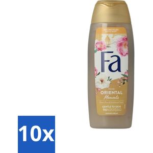 Fa - Oriental Moments - Douchecrème - Woestijnroos & Sandelhout - 250 ml - Bulkverpakking - 10 stuks