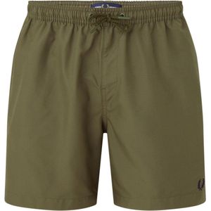 Fred Perry Zwembroek met logoborduring - Groen - Maat S